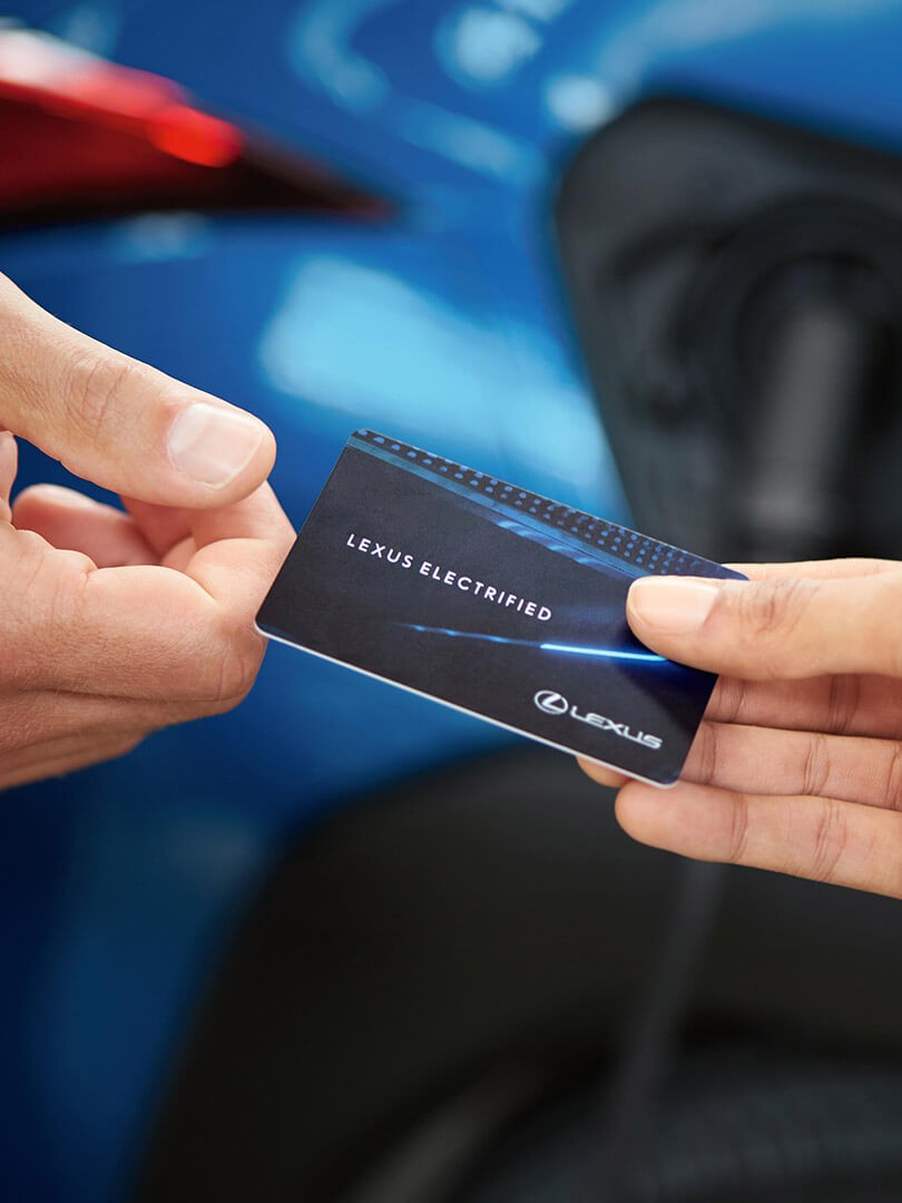 exchanging a Lexus electrified card