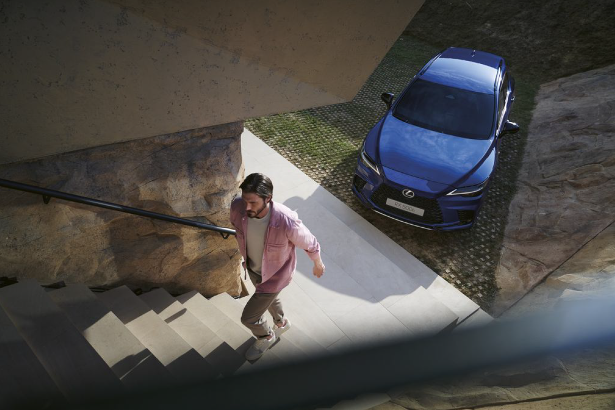 Lexus RX driving