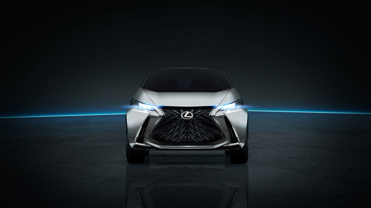 front of the Lexus LF-SA
