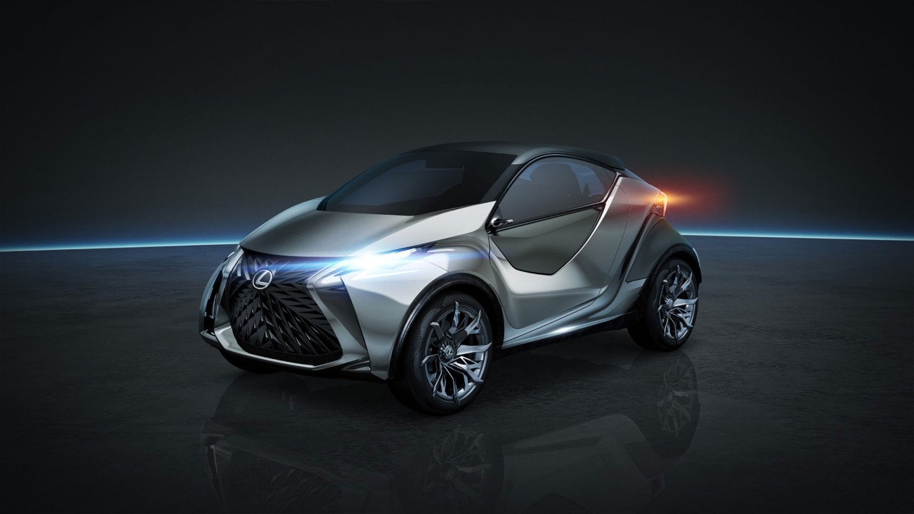 side angle view of the Lexus LF-SA