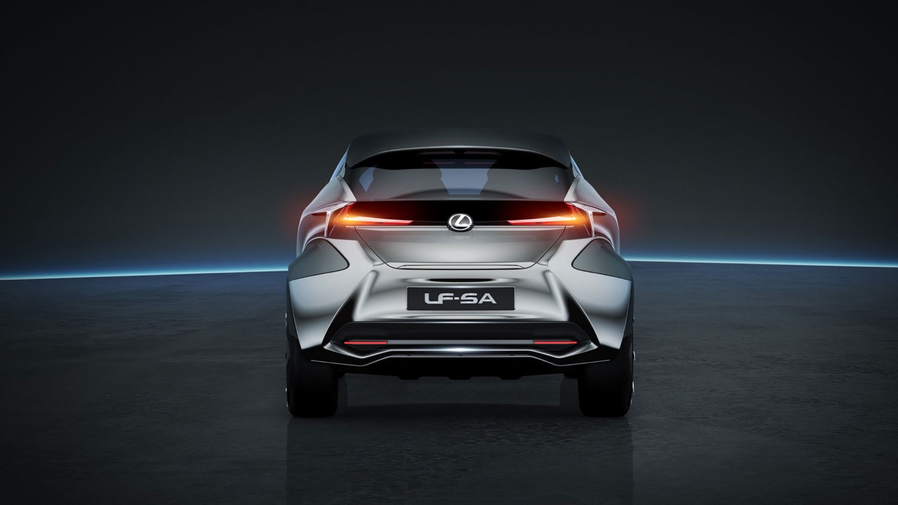 back of the Lexus LF-SA