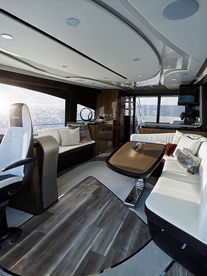 interior of lexus yacht 650