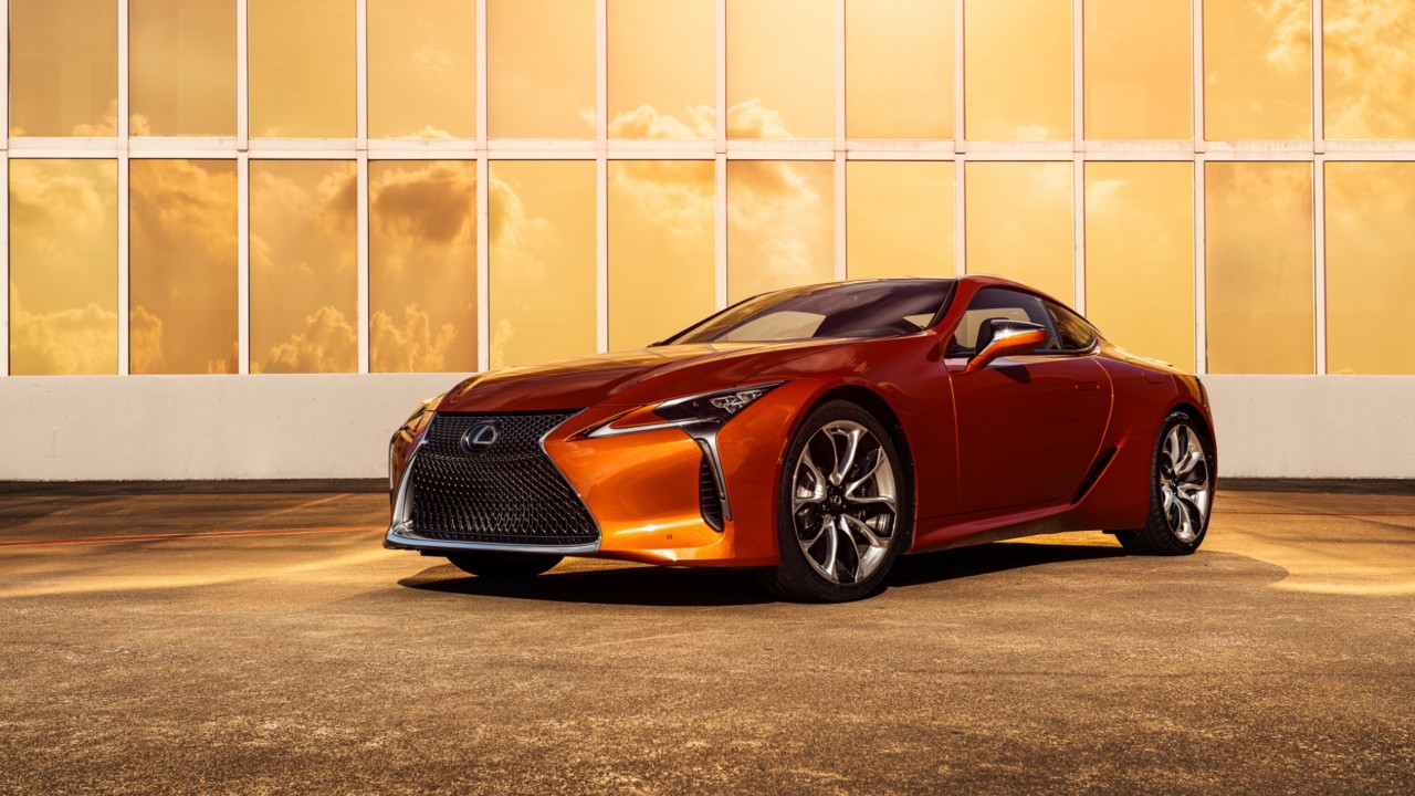 Lexus LC car parked