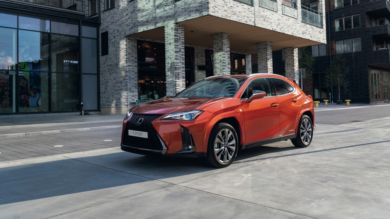 Lexus UX 250h F Sport parked