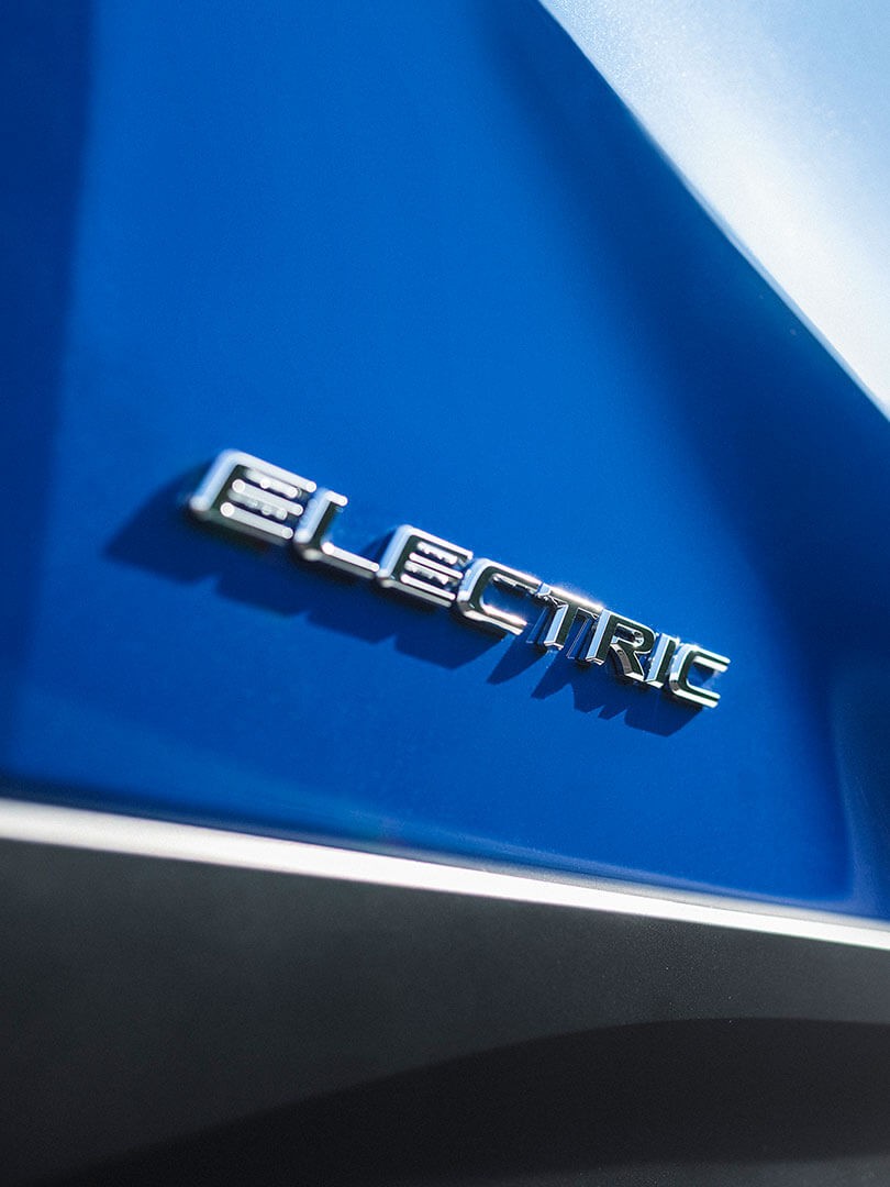Lexus Electric logo on UX 300e
