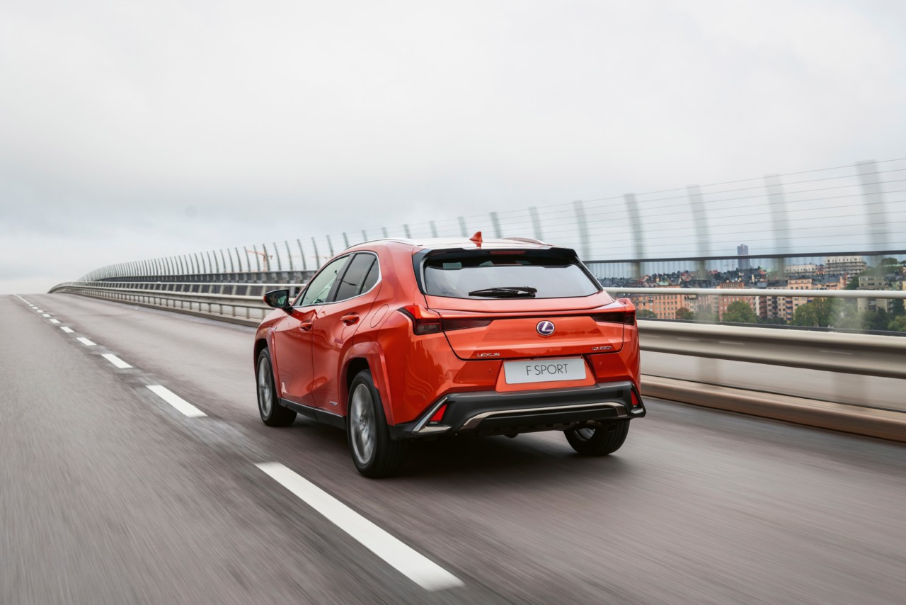 Lexus UX 250h driving