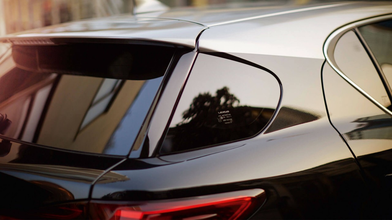 back angle shot of a Lexus CT 200h