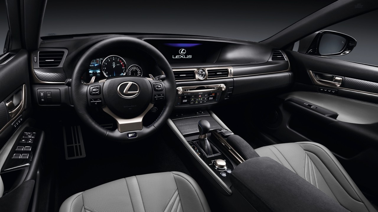 interior shot of the Lexus GS