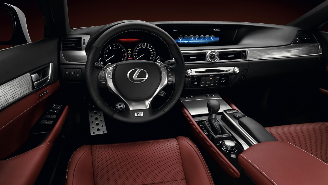 interior view of the Lexus GS drivers seat