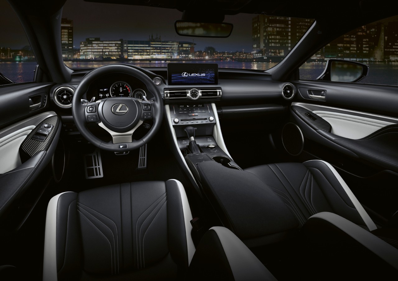 The Lexus RCF interior