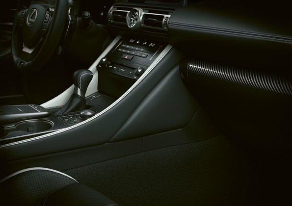 The Lexus RCF interior