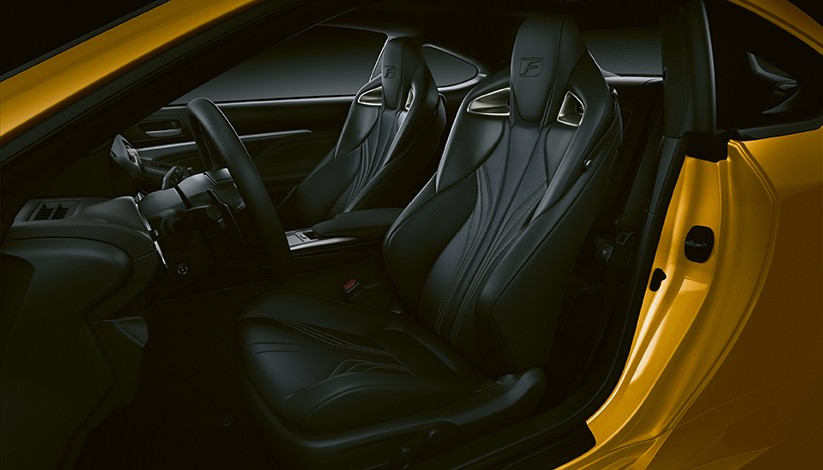 The Lexus RCF interior