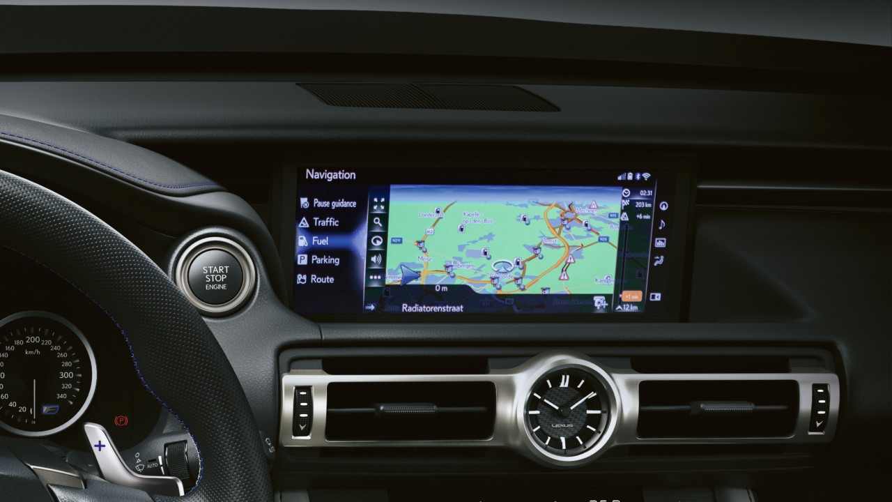 Lexus RC F Smartphone Integration