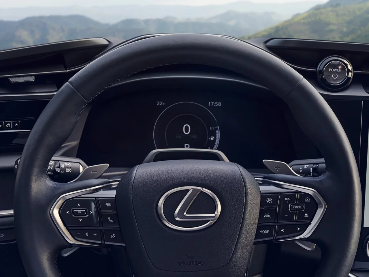 Lexus RZ Steering wheel