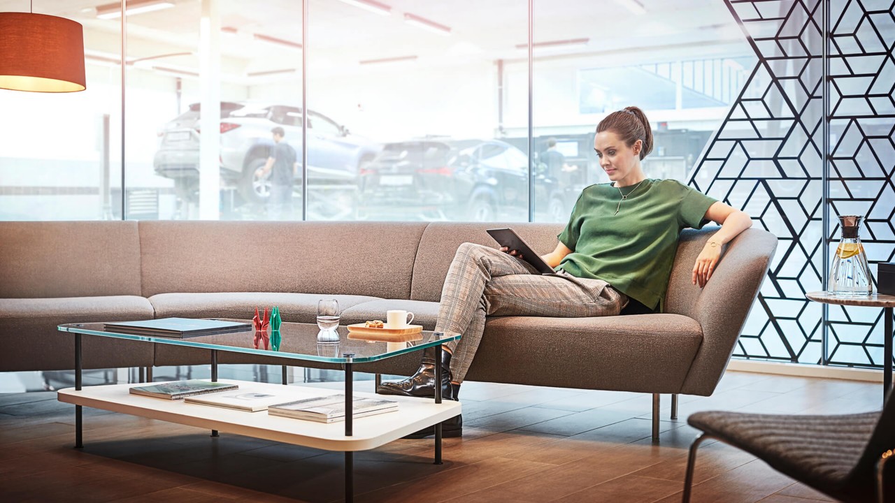 Lexus showroom interior