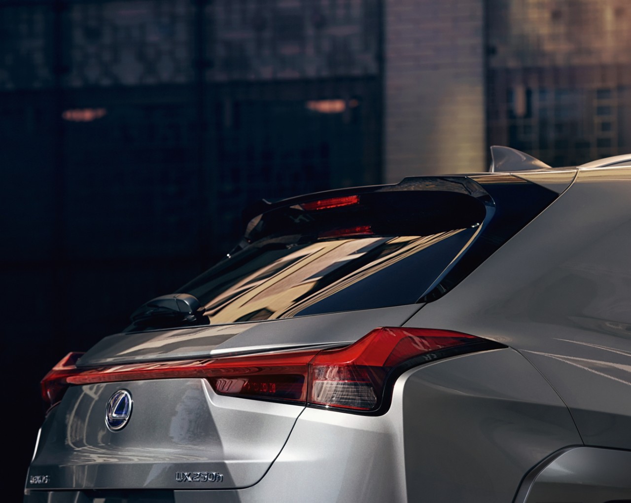 back shot of a Lexus UX 250h