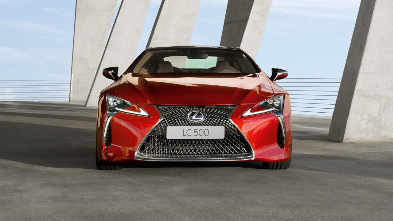 Lexus LC 500 front view 