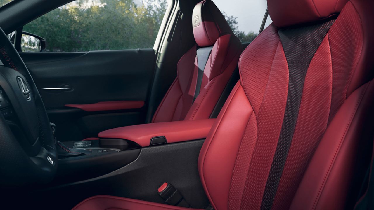  An interior shot of the Lexus UX