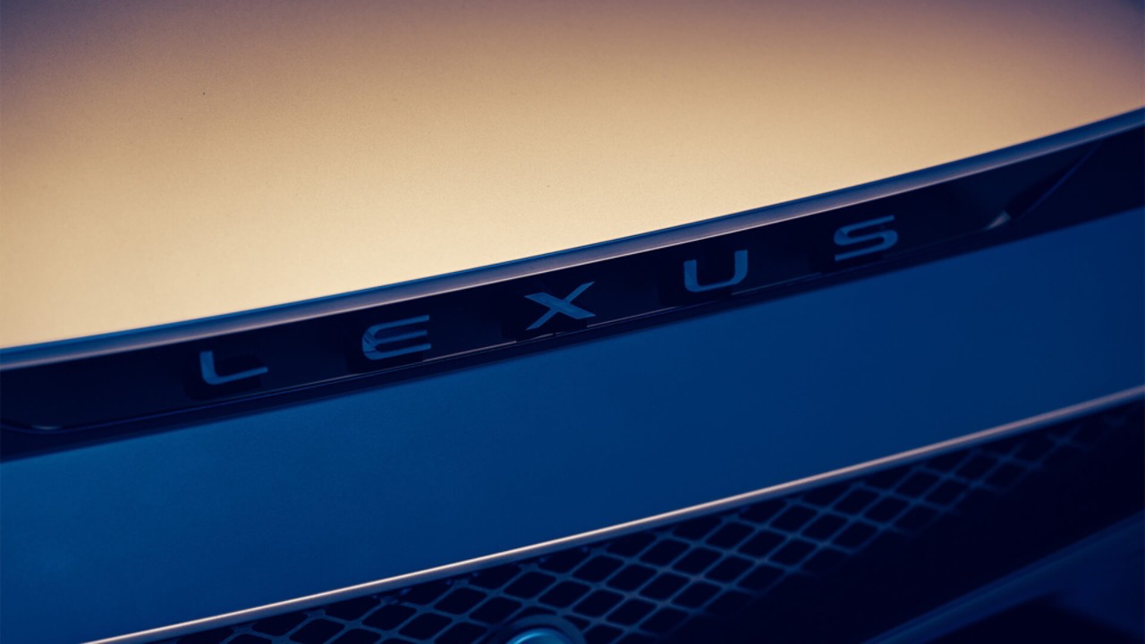 'LEXUS' detailing on the Lexus Electrified Sport Concept