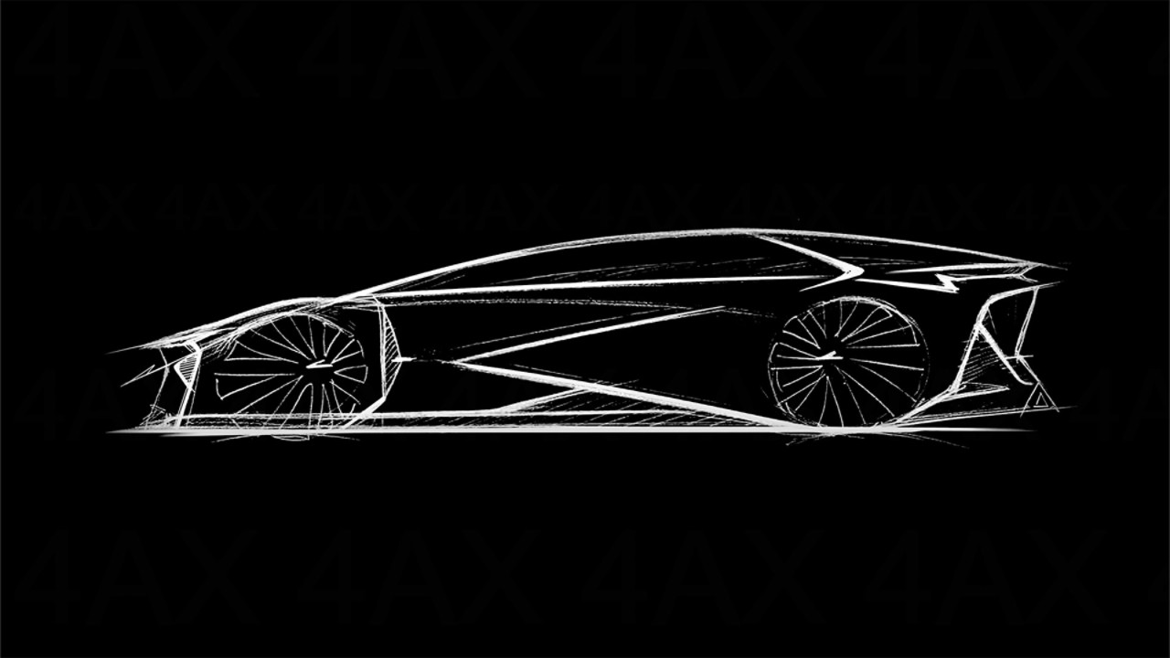 Lexus LF-ZC Concept Vehicle sketch