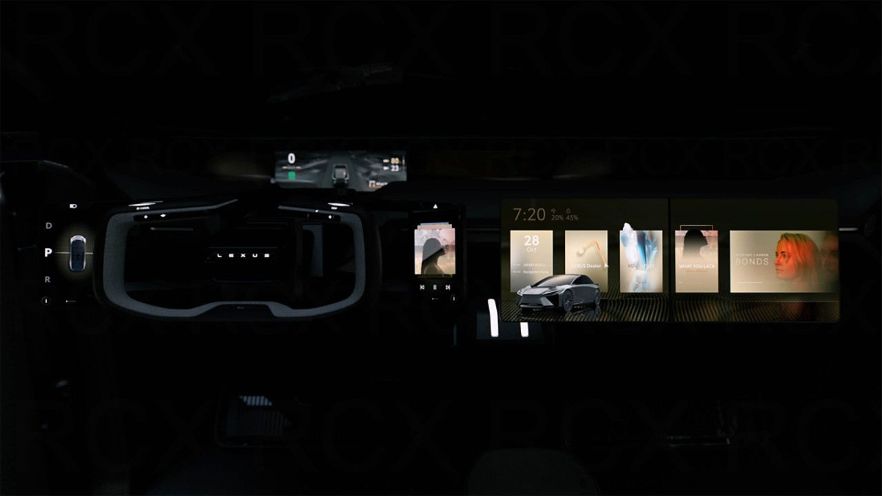 Lexus LF-ZC cockpit and dashboard