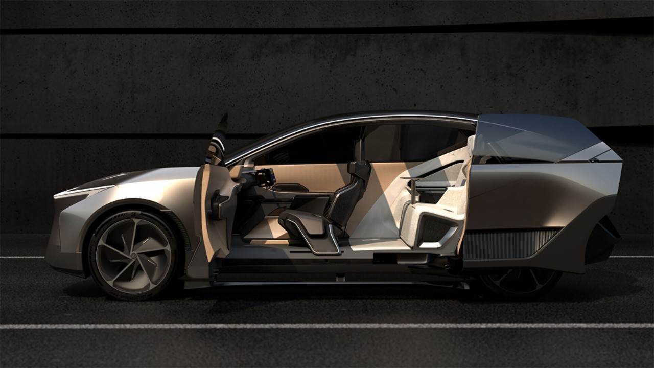 Side view of the Lexus LF-ZL Concept Vehicle